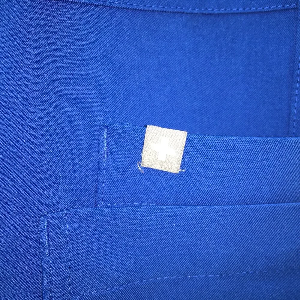 FIGS Mens Cairo Cargo Scrub Pants Royal Blue X Large Short XL/S Nursing Medical